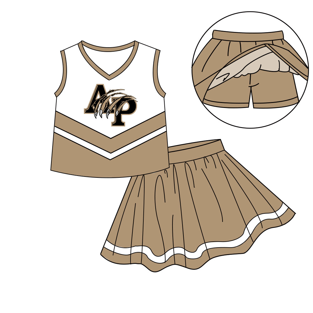 ( Moq 5 each style ) Baby Boy Girl Toddler AP Team Bows Sibling Dress Set