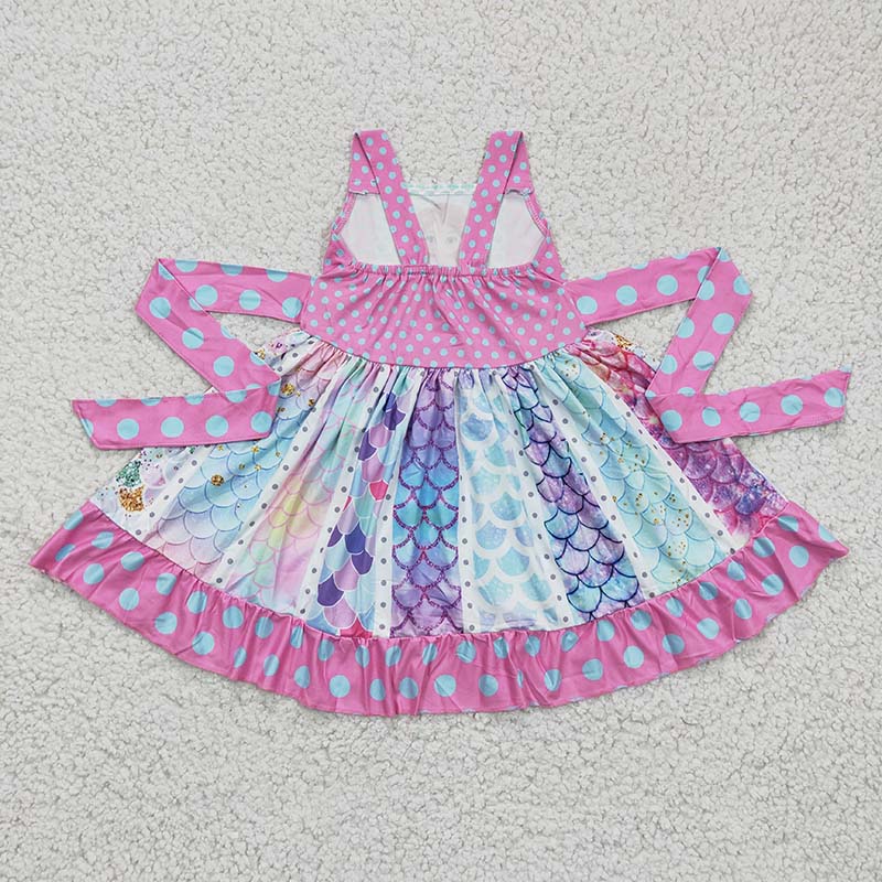 Promotion C1-8 Baby Girl Mermaid Twirl Dress