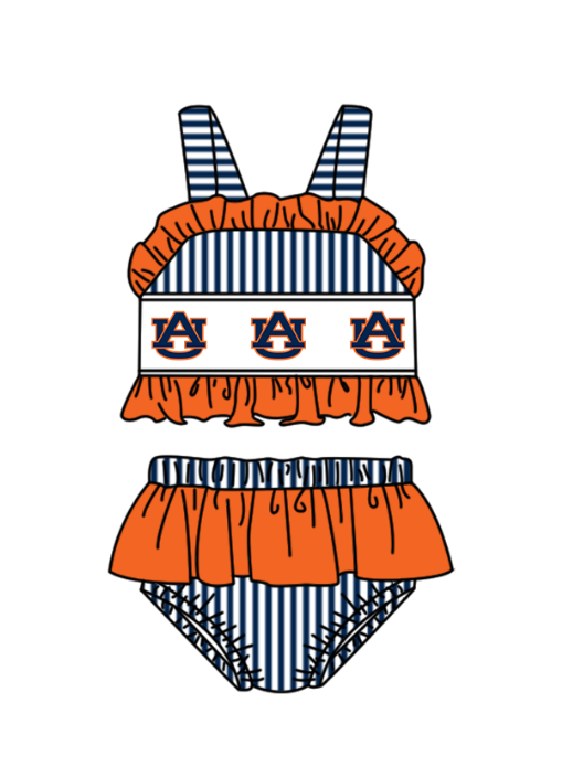 ( Moq 5 Each Style ) Baby Boys Girls Sibling Team Sets Swimsuits Football Clothes