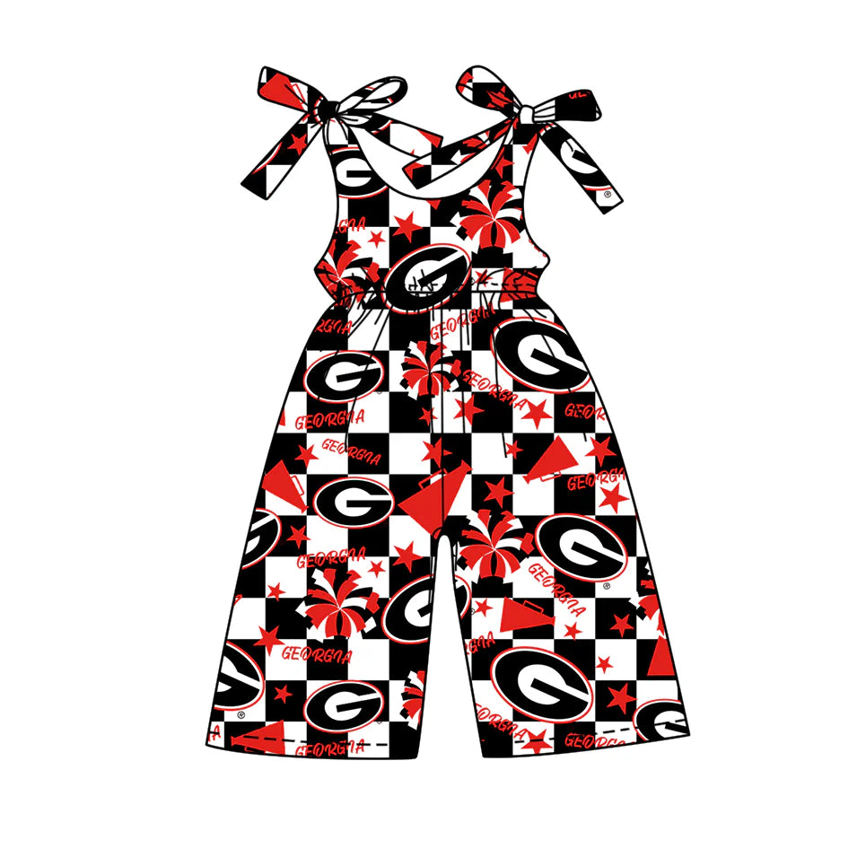 ( Moq 5 each style ) Baby Girl Toddler Cheer Sibling G Team Romper Dress Set 7.16