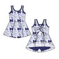( Moq 5 each style ) Baby Boy Girl Toddler CR Team Bows Sibling Shirt Dress Set 6.20