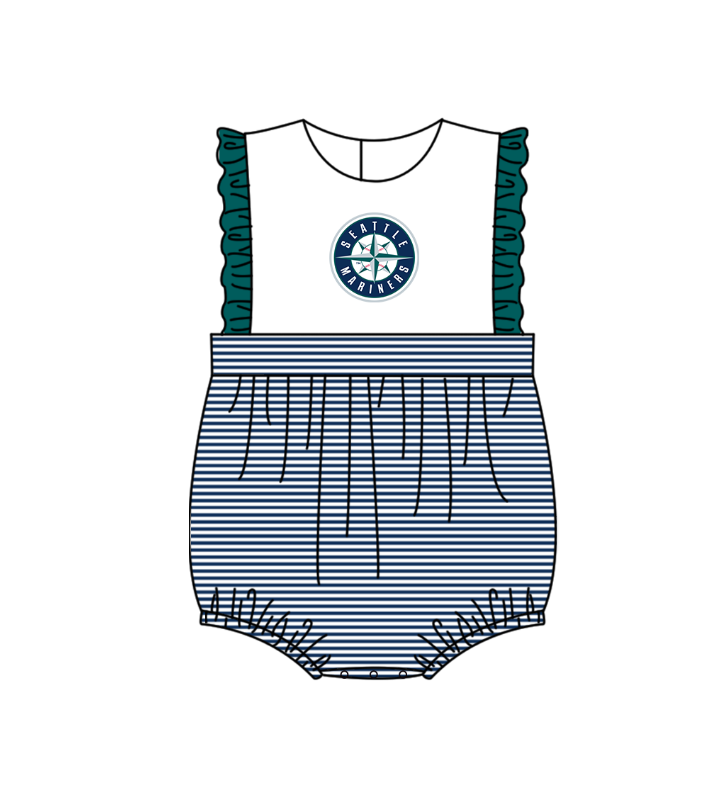 ( Moq 5 Each Style ) Baby Boys Girls Kids Team Sibling Green Stripes Rompers Sets