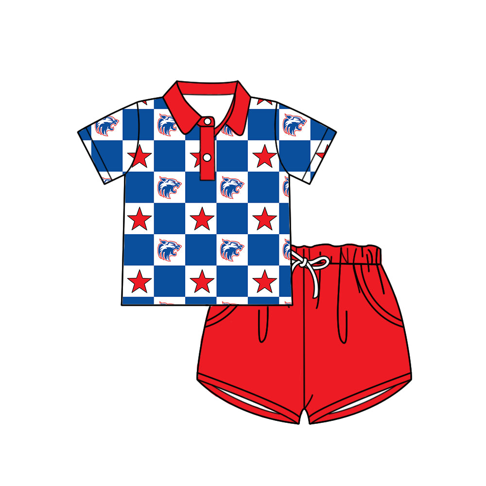 ( Moq 5 Each Style ) Baby Boys Girls Toddler Red Bows Team Sibling Shorts Dress Sets Clothing