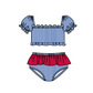 ( Moq 5 Each Style ) Baby Boys Girls Kids Team Sibling Blue Jumpsuits Sets Swimsuits Clothes