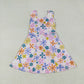 Baby Girl Sleeveless Colorful Flower Shorts Yoga Active Wear Skort Dress RTS