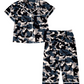 Baby Boy Sibling Grey Blue Camo Green Shirt Romper Set Moq 5