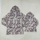 Sibling Baby Boys Adult Woman Zipper Hoodie Pockets Hunting Pullovers Camo Shirts RTS