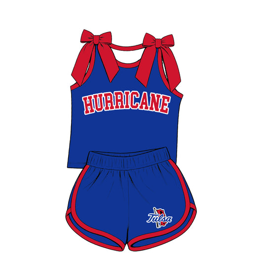 ( Moq 5 ) Sibling Baby Girls Kids Sleeveless Bows Shirt Shorts Team Set Clothes