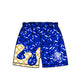 ( Moq 5 each style ) Baby Boy Girl Team Sibling Blue Drips Dress Shirt Shorts Pants 7.5