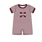 ( Moq 5 Each Style ) Baby Boys Girls Kids M Stripes Team Sibling Rompers Sets