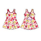 ( Moq 5 each style ) Baby Girl Team A Bows Sibling Dress Set 5.17