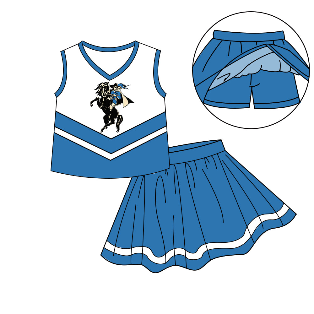 ( Moq 5 each style ) Baby Boy Girl Team Cheer Sibling Shirt Bows Jumpsuit Dress Set 7.30