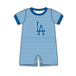 ( Moq 5 Each Style ) Baby Boys Girls Kids Blue Stripes Team Sibling Rompers Sets