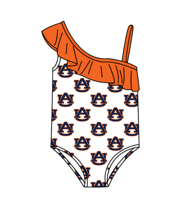 ( Moq 5 Each Style ) Baby Boys Girls Sibling Team Sets Swimsuits Football Clothes