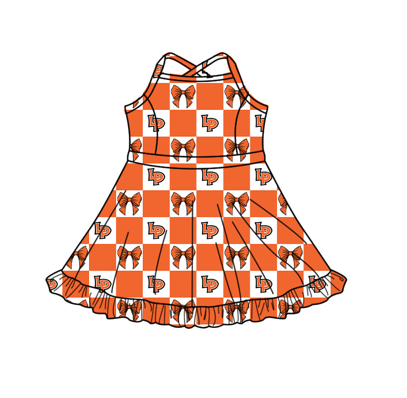 ( Moq 5 Each Style ) Baby Boys Girls Toddler Bows Team Sibling Shorts Dress Shirt Set Orange Clothes