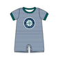 ( Moq 5 Each Style ) Baby Boys Girls Kids Team Sibling Green Stripes Rompers Sets