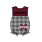( Moq 5 Each Style ) Baby Boys Girls Kids Plaid Team Sibling Rompers Dress Sets