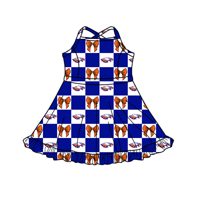 ( Moq 5 Each Style ) Baby Boys Girls Toddler Bows Team Sibling Plaid Shorts Dress Sets Clothing