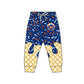 ( Moq 5 each style ) Baby Boy Girl  Team Cheer Sibling Shirt Eagles Bows Jumpsuit Dress Set 8.8