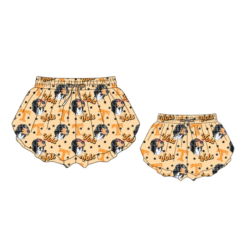 ( Moq 5 Each Style ) Kids Girls Adult Women Dogs Team Shorts Sibling Mom and Me Yoga Clothes