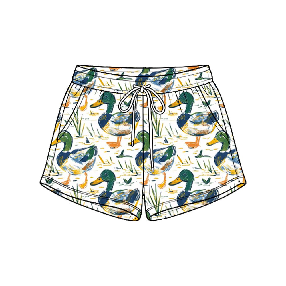 ( Moq 5 ) Preorder Baby Boys Kids Pockets Shorts Bottoms Ducks Clothes