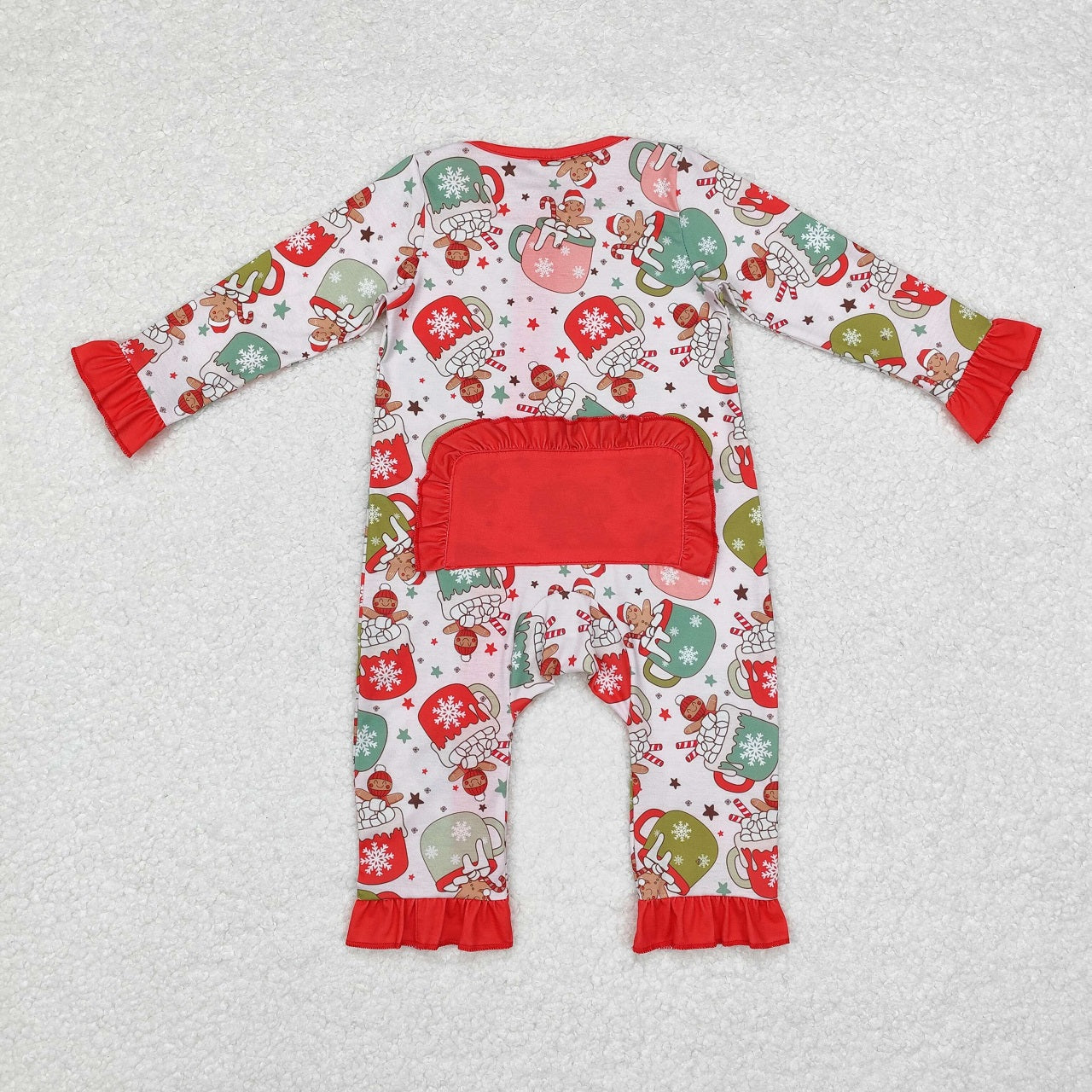 Baby Boy Long Sleeves Christmas Gingerbread Shirt Pants Pajamas Bamboo Set