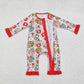 Baby Boy Long Sleeves Christmas Gingerbread Shirt Pants Pajamas Bamboo Set