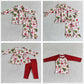 Baby Boy Girl Long Sleeves Christmas Sibling Pajamas Clothes Set