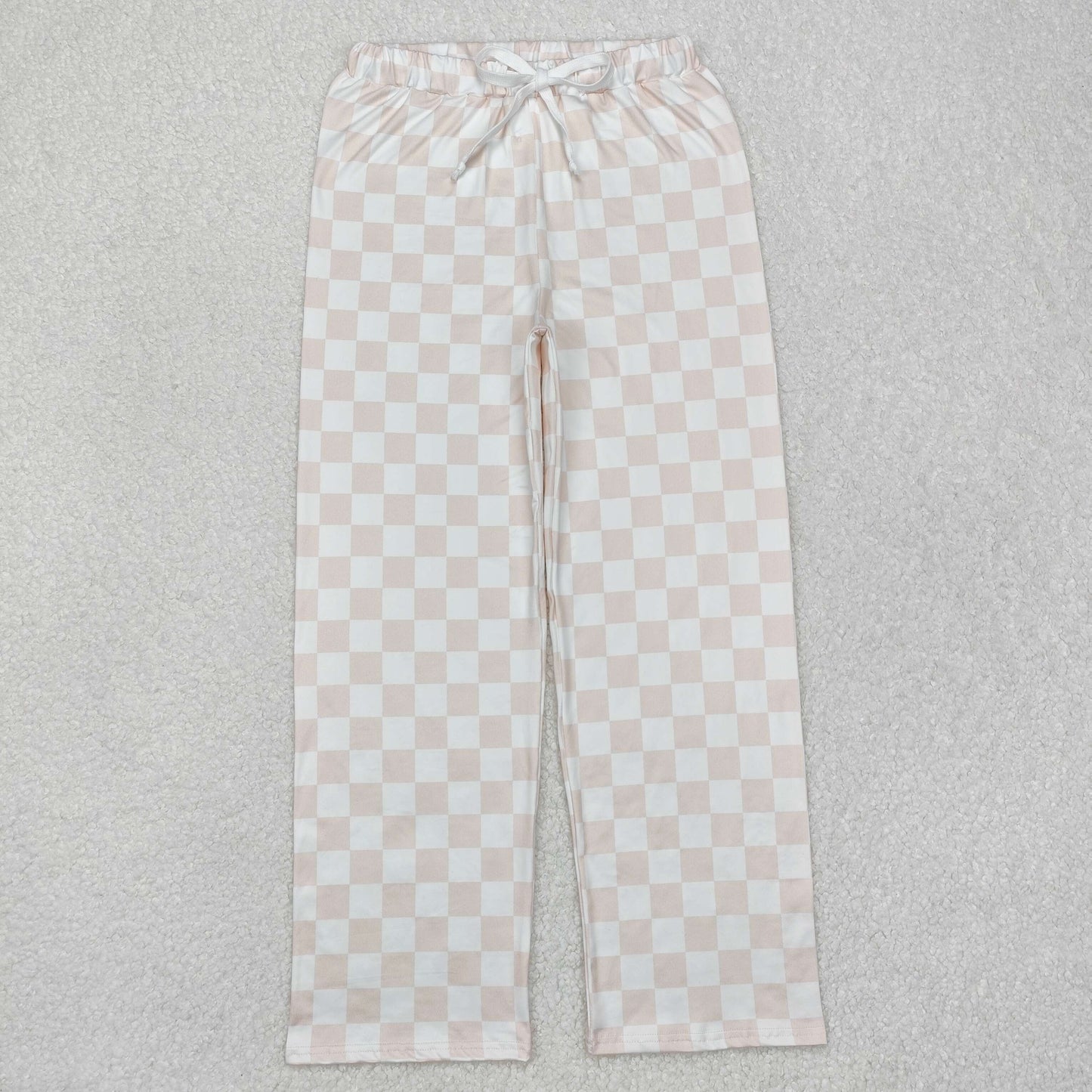 Adult Women Checkered Bottom Pants Pajamas