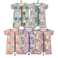 Baby Boy Girl Short Sleeves Baseball Flower Bows Sibling Romper ( Moq 5 Each Style ) 3.4