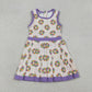 Baby Girls Kids Sleeveless Donuts Skort Yoga Active Mardi Gras Dress RTS