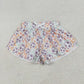 Baby Girl Toddler Leopard Flower Baseball Strawberry Sibling Summer Shorts Bottoms RTS