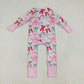 Baby Boy Girl Long Sleeves Christmas Red Green Bows Sibling Romper Pajamas Clothes Set RTS