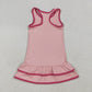 Baby Girl Sleeveless Ruffle Knee Length Dress Sibling Yoga Active Summer Clothes RTS