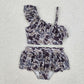 Baby Boy Girl Adult Dark Grey Camo Sibling Family Trunks Swimsuit RTS