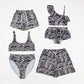 Baby Boy Girl Adult Dark Grey Camo Sibling Family Trunks Swimsuit RTS