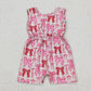 Baby Girl Adult Mommy and Me Pink Bows Pocket Lapel Buttons Shirt Shorts Sibling Pajamas Set