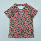 Baby Boys Kids Short Sleeves Camo Print Team Buttons Shirt Tops RTS