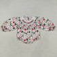 Baby Girl Long Sleeves Embroidery Merry Christmas Bows Sibling Smocked Romper Dress RTS