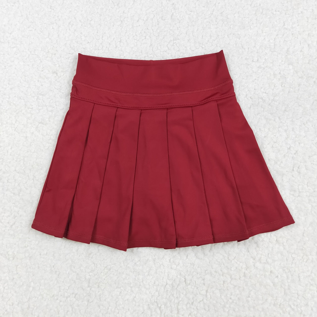 Baby Girl Long Sleeves Drips Hoodie Shirt Red Yoga Active Skort Team Set RTS