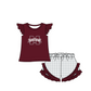 ( Moq 5 Each Style ) Baby Boys Girls Kids M Stripes Team Sibling Rompers Sets