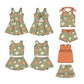 Baby Girl Sleeveless Flower Sibling Romper Dress Set ( Moq 5 Each Style ) 3.8