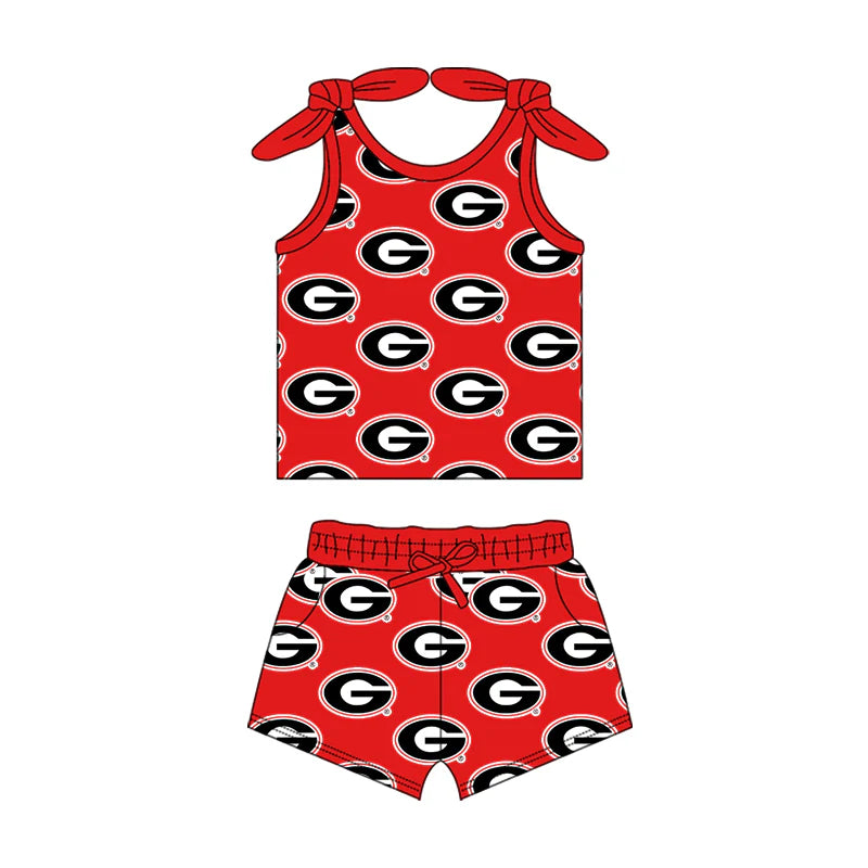 ( Moq 5 each style ) Baby Girl Toddler G Team Sibling Romper Dress Set 7.15