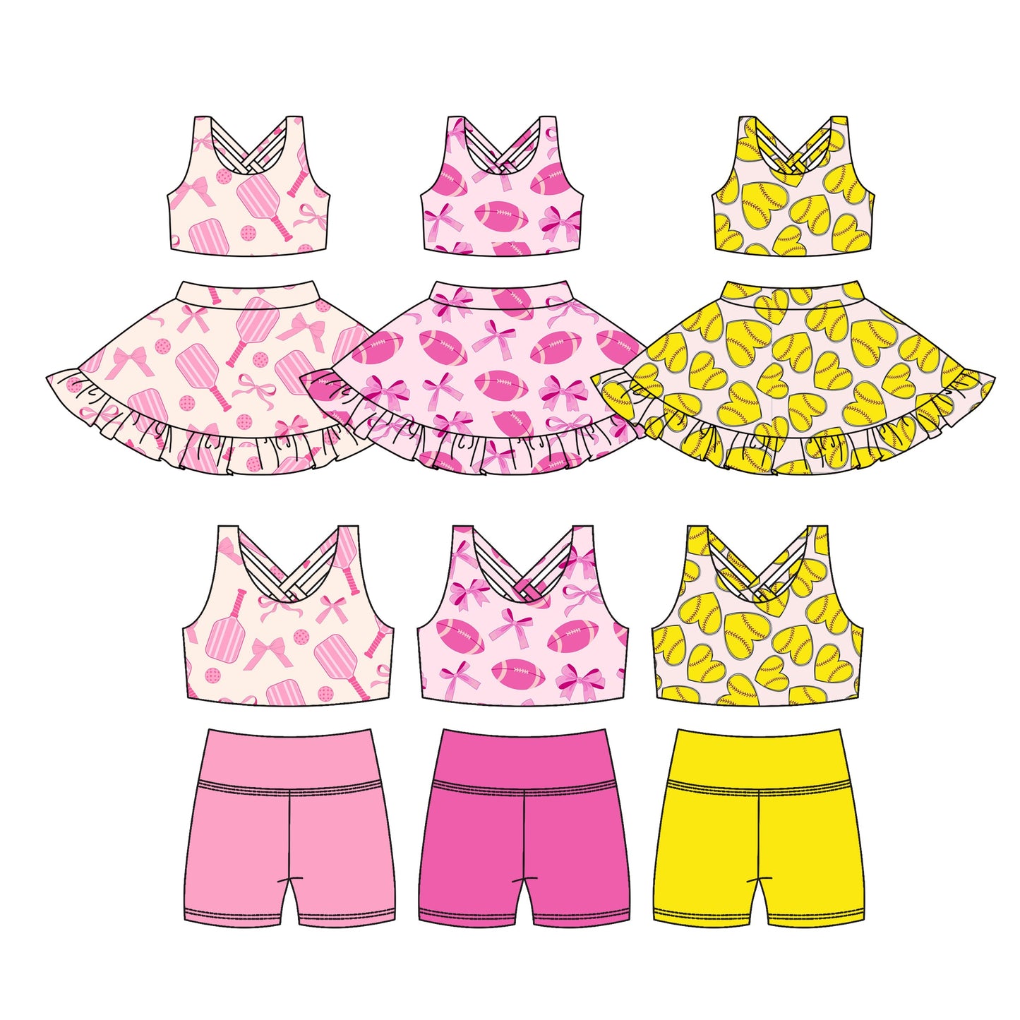 Baby Girl Sleeveless Ball Sibling Dress Set ( Moq 5 Each Style ) 3.18