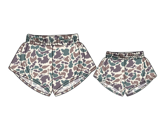 Baby Girl Adult Women Shorts Mom And Me Camo Clothes ( Moq 5 Each Style ) 3.5