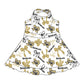 ( Moq 5 each style ) Baby Boy Girl Team Cheer Sibling Shirt Bows Dress Set 8.11