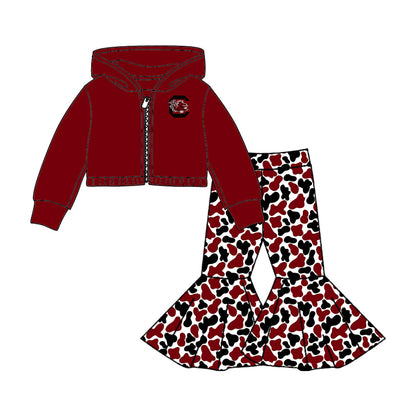 ( Moq 5 each style ) Baby Boy Girl Team Sibling Pants Set 8.7