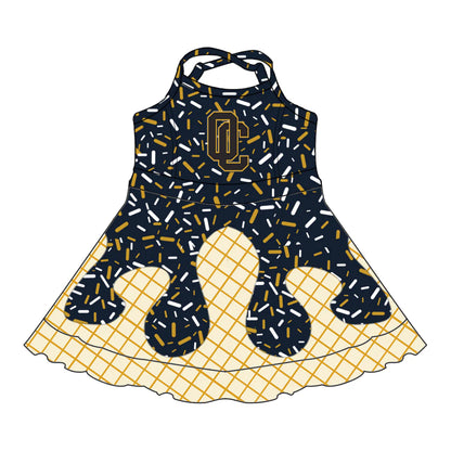 ( Moq 5 each style ) Baby Boy Girl Team Sibling OC Black Drips Dress Shirt Shorts Pants 7.4