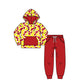 ( Moq 5 each style ) Baby Boy Girl  Team Cheer Sibling Shirt Eagles Bows Jumpsuit Dress Set 8.9