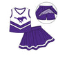 ( Moq 5 each style ) Baby Boy Girl Team Camo Sibling Purple Shirt Jumpsuit Dress Set 8.6